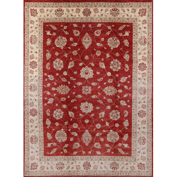Charlton Home® Swavi Beige/Red Rug Wayfair